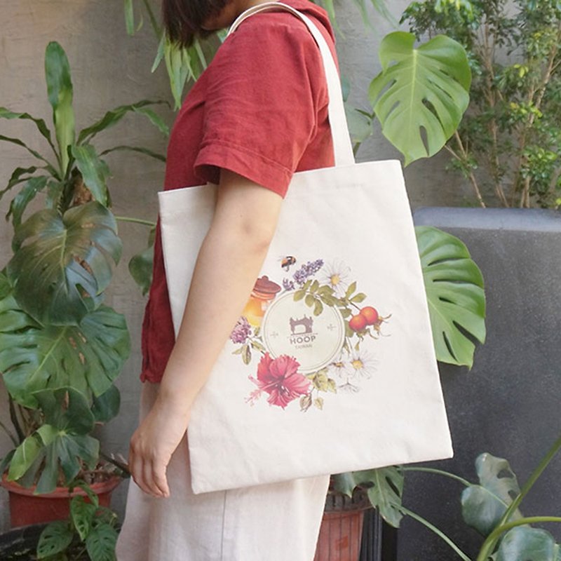 Customized Goods-Wenqing Canvas Bag | Birthday Gift Valentine's Day Gift Gift - กระเป๋าแมสเซนเจอร์ - ผ้าฝ้าย/ผ้าลินิน หลากหลายสี