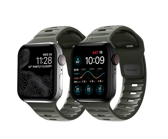 Y4Apple Watch バンド　FKMラバーベルト　クリアケース　カバー O☆Apple Watch FKMラバーバンドクリアケースカバーベルト