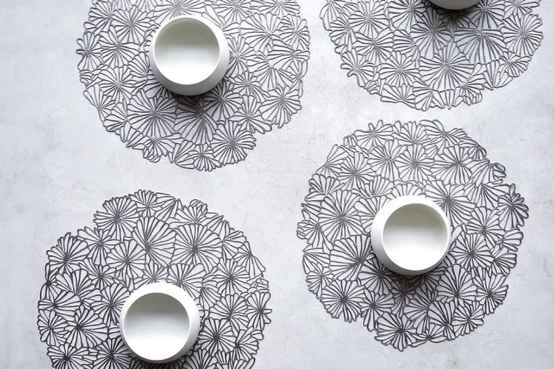 Chilewich / Daisy Series Daisy Round Placemat - Place Mats & Dining Décor - Silicone 