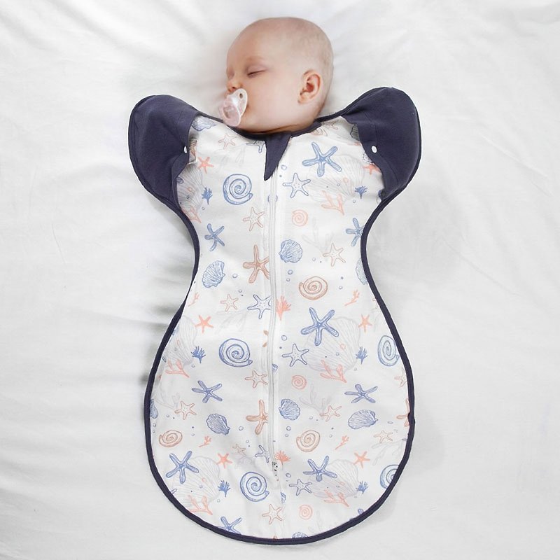 KIDDA Newborn  Swaddle Cotton  Sleeping Wrap for Baby boys and Girls - ผ้าปูที่นอน - ผ้าฝ้าย/ผ้าลินิน ขาว
