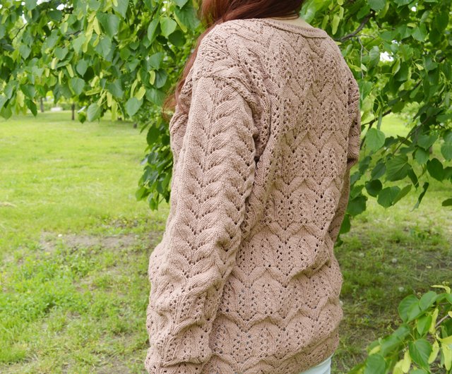 Summer sweater, hand knitted, high quality linen, cotton, sweater, handmade, bridal, knitwear