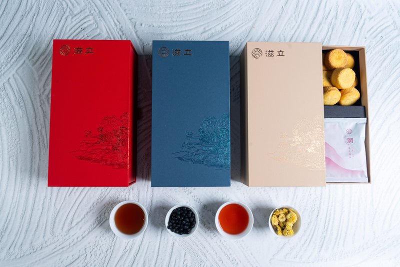 Zili Mid-Autumn Festival Gift | Nourishing Gift Box | Nourishing - Tea - Other Materials Red