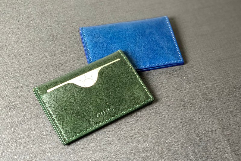 [Business Card Holder] Minimalist and Thin Business Card Holder - ที่เก็บนามบัตร - หนังแท้ 