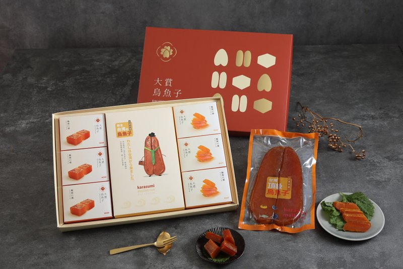 The wild mullet roe large three-yuan gift box is exquisite and elegant, and the quality guarantees a decent and generous gift. - Other - Fresh Ingredients 