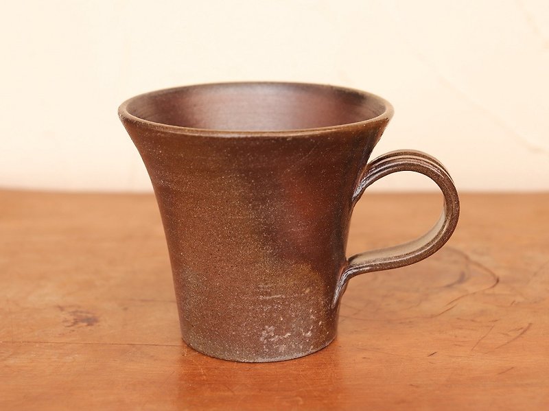 備前 コーヒーカップ(大)　c5-066 - マグカップ - 陶器 ブラウン