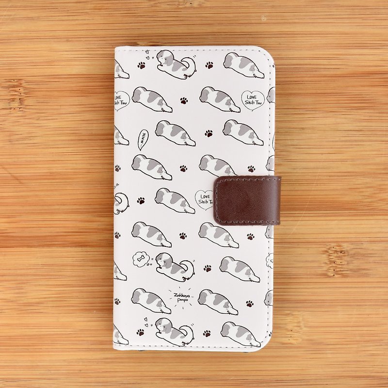 Shih Tzu iPhone cover - Phone Cases - Other Materials White