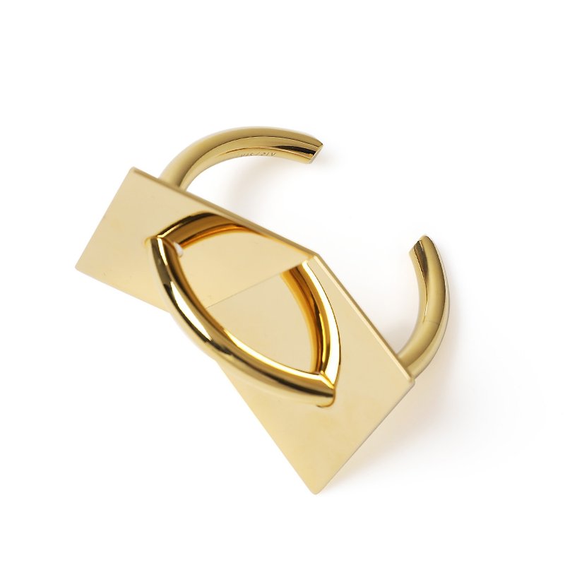 TRAVERSAL gold mirror bracelet - Bracelets - Other Metals Gold