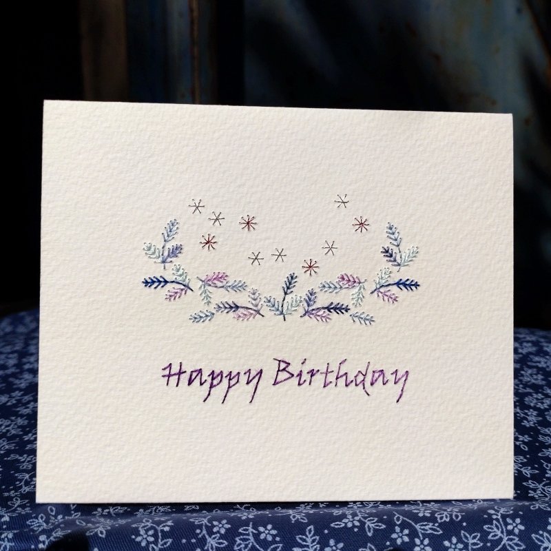 【紙繡卡】生日卡 - 心意卡/卡片 - 紙 