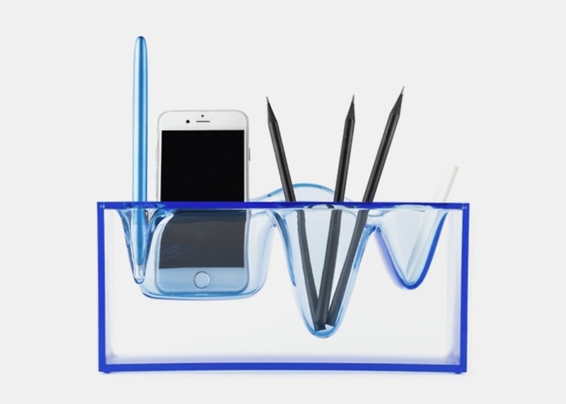 French Design Merchandise / Liquid Station Floats. Storage. Stationery - Pen & Pencil Holders - Acrylic 