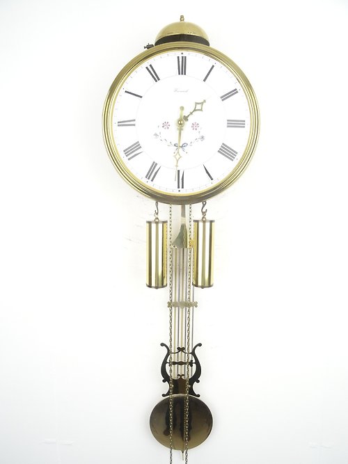 Dutchantique4you Vintage Antique Comtoise Wall Clock 8 day Warmink Wuba