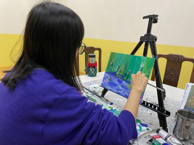 Acrylic/Oil Painting Experience Class - Illustration, Painting & Calligraphy - Cotton & Hemp 