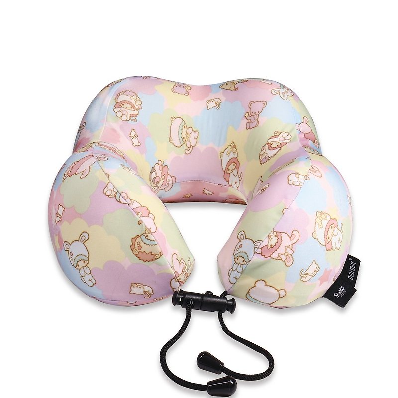 murmur 紓壓頸枕 / 雙子星 熊貓 NP012 - 頸枕/旅行枕 - 聚酯纖維 粉紅色