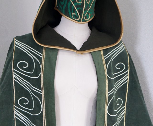 アサシン ヴァルハラ コスプレ用 グリーンベルベット ファンタジー