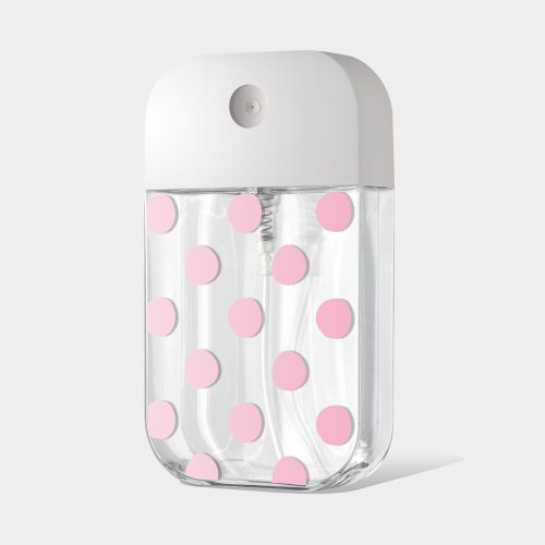 PIXO.STYLE 粉色圓點 酒精瓶 防疫用品 收納 分裝 卡片式 PU037