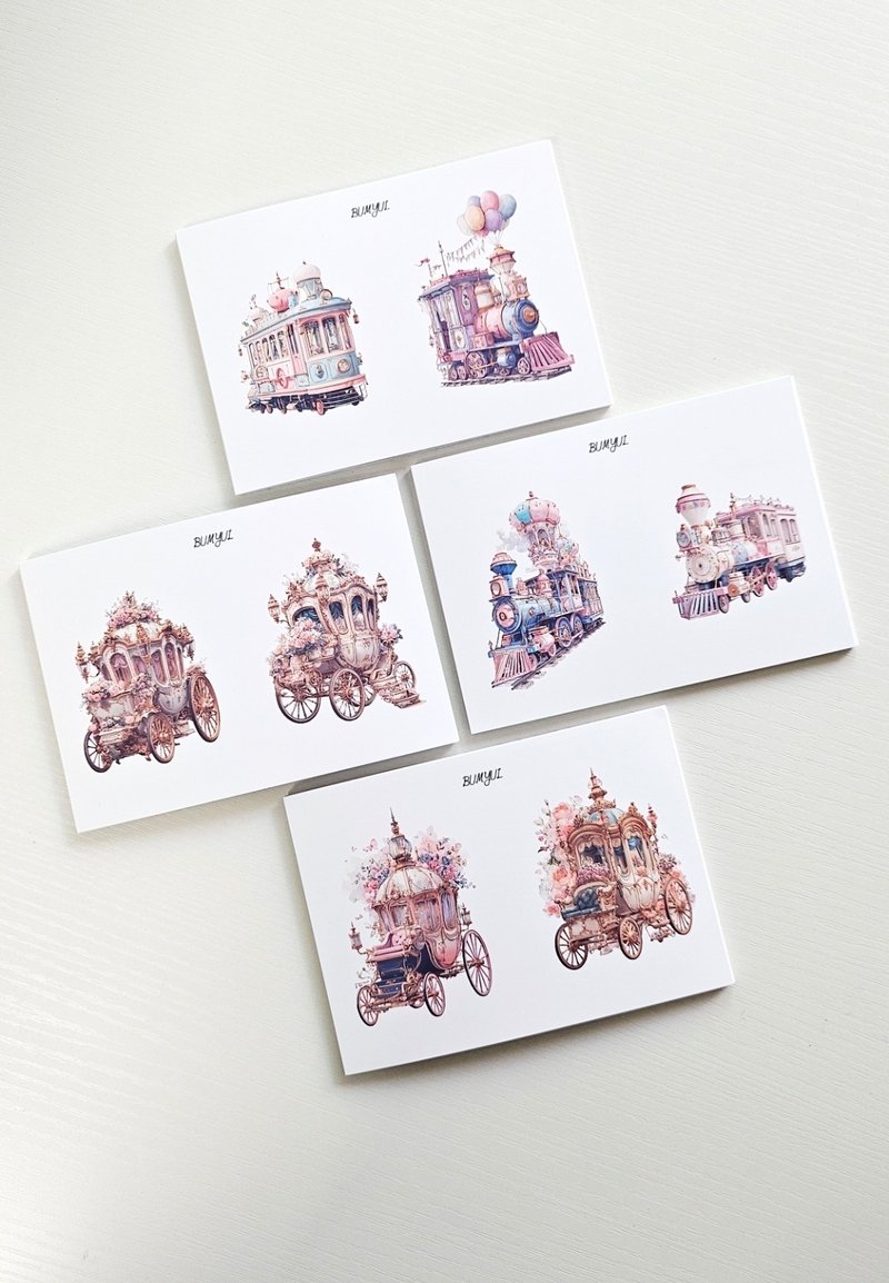 fairy tale journey Sticker Pack - 便條紙/便利貼 - 紙 多色