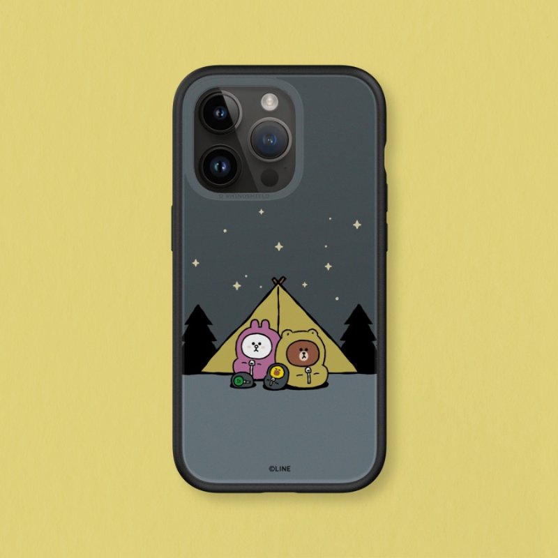 Mod NX邊框背蓋手機殼∣LINE FRIENDS/繁天星空 for iPhone - 手機配件 - 塑膠 多色