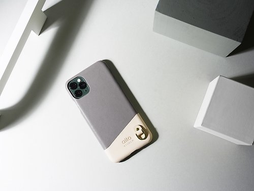 alto 【春天來了】皮革手機殼iPhone 11/Pro/Max 灰