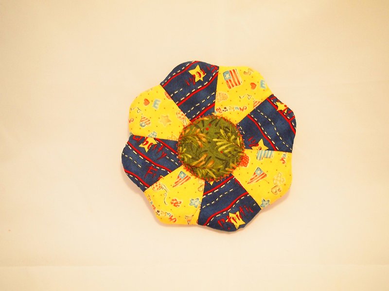 Flower insulation pads - Coasters - Cotton & Hemp Multicolor
