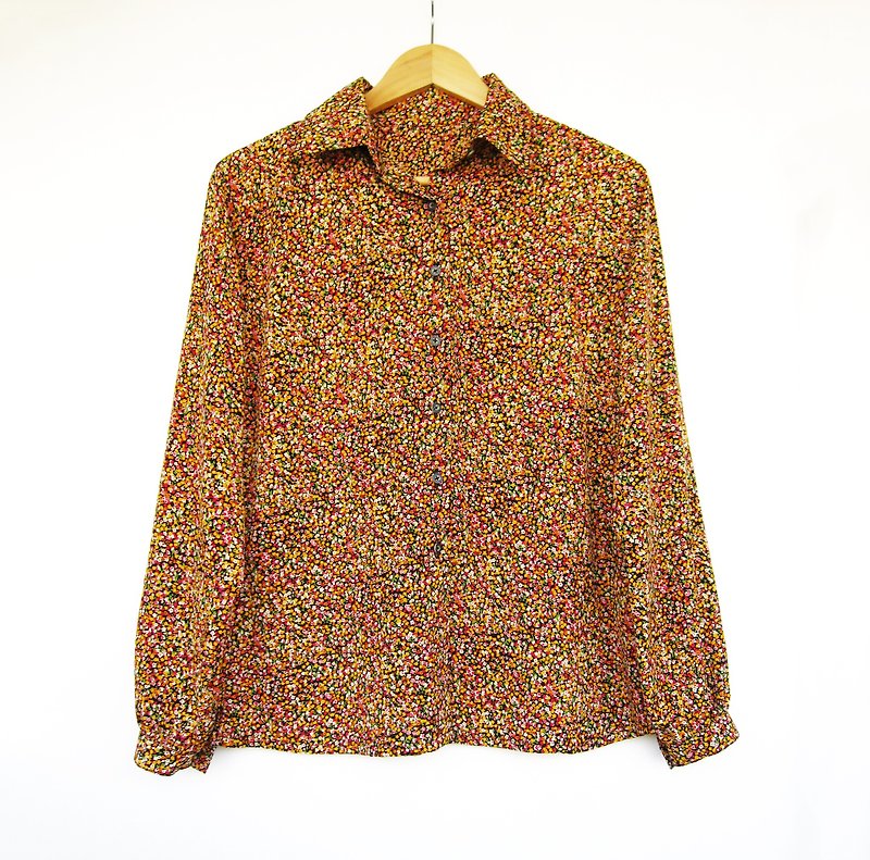 Autumn and winter, dazzled shirts - Women's Shirts - Polyester Yellow