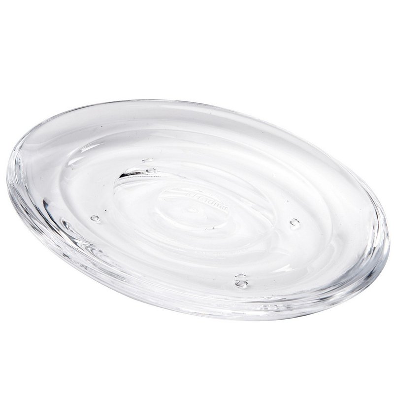 【Umbra】Droplet Soap Dish (Crystal Clear) | Soap Holder Soap Dish - Bathroom Supplies - Acrylic Transparent