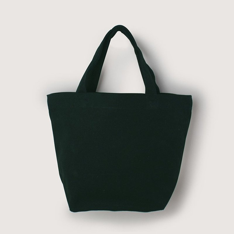 [Plain style] Small canvas bag | Black small tote_Canvas bag made in Taiwan - กระเป๋าถือ - ผ้าฝ้าย/ผ้าลินิน สีดำ