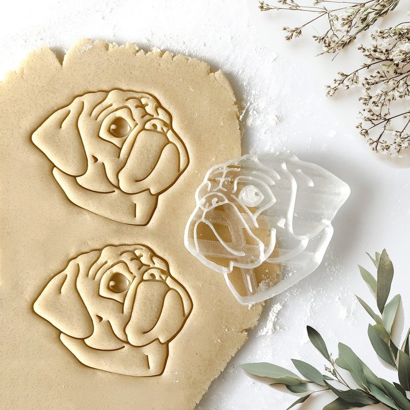 Pug Cookie Cutter - 其他 - 塑膠 