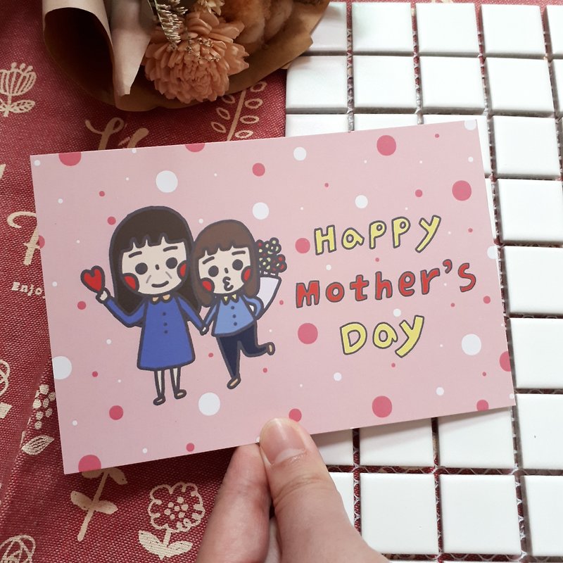 【CHIHHSIN小寧】【明信片】母親節卡片 - 心意卡/卡片 - 紙 