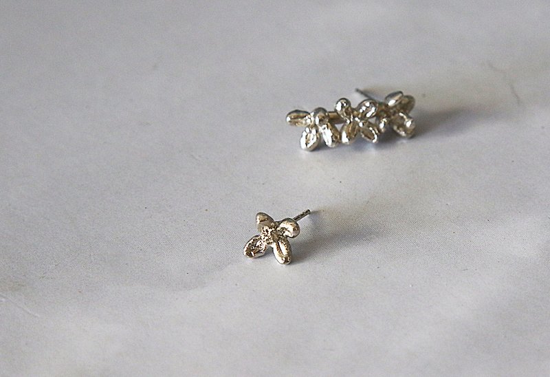 Flower Earrings - Earrings & Clip-ons - Sterling Silver Silver