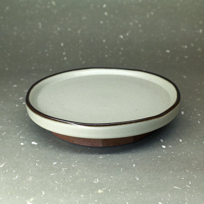 粉青鐵口 壺承 壺托 高腳盤 手作陶器 茶道具 - 茶壺/茶杯/茶具 - 陶 
