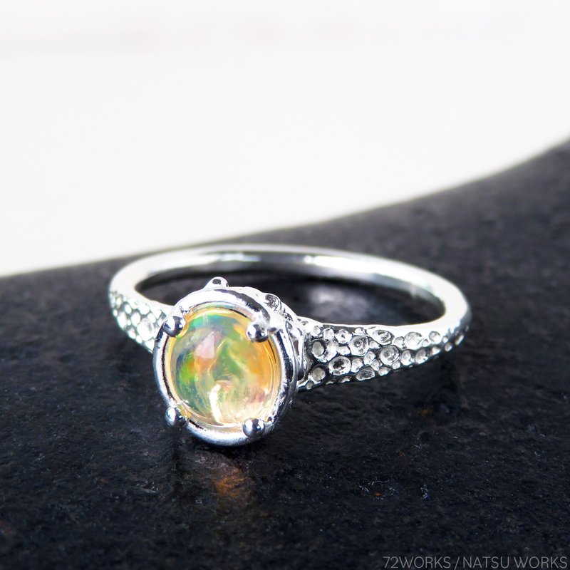 ファイアオパール リング / Fire Opal Ring - 戒指 - 寶石 多色