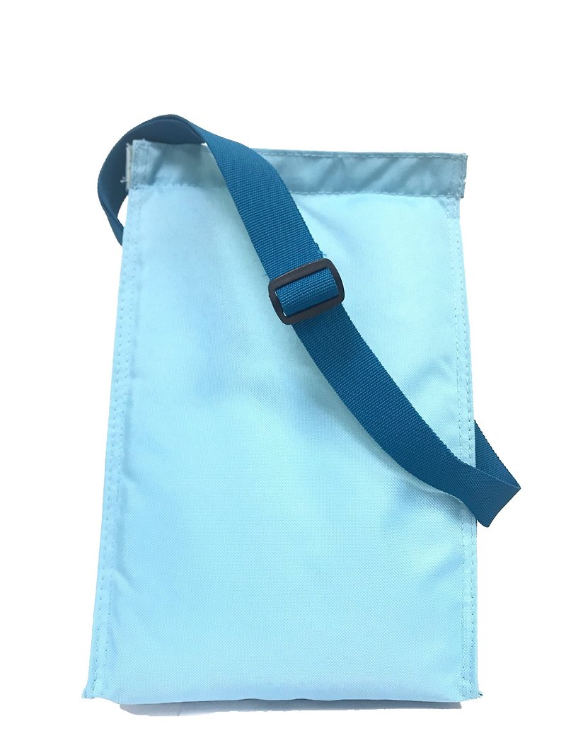 天空野餐袋【寶特瓶回收環保纖維織品】 - 側背包/斜背包 - 環保材質 橘色