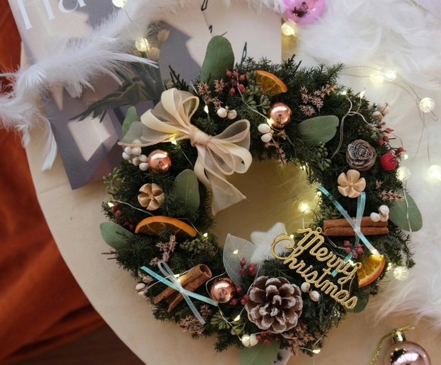 クリスマスリース 2点　KO 133881753698334.jpg