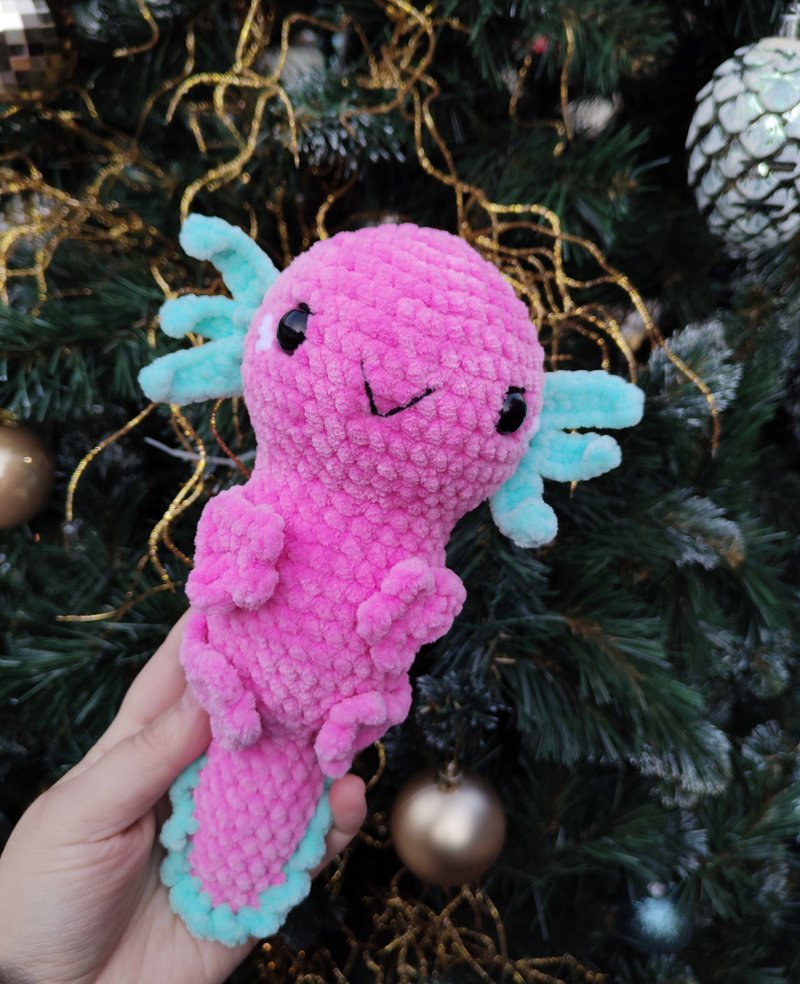 Crochet axolotl pattern, crochet axolotl, crochet axolotl plush, axolotl crochet - 其他數位設計 - 其他材質 