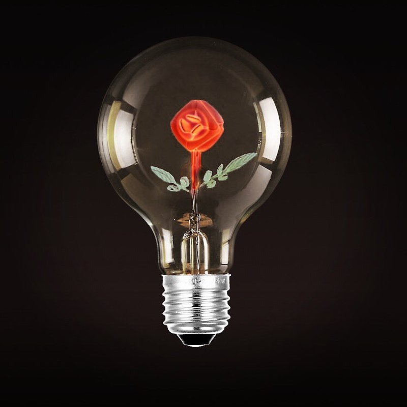 Decorative atmosphere‧Pattern bulbs‧Rose bulbs│Good Form‧Good shape - Lighting - Glass Red