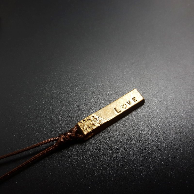 Type B1-Pure Copper Vintage Necklace-Royal Craftsman Exclusive Knockout-Custom Knockout-Handmade DIY - สร้อยคอ - ทองแดงทองเหลือง สีทอง