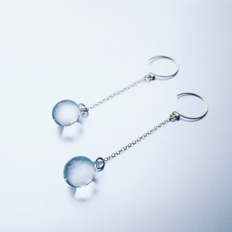 Bubble Swing Earring 14KGF - ピアス・イヤリング - ガラス 透明