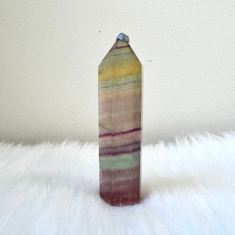 彩螢石柱 | 水晶 | 水晶柱 | 水晶擺件 - 擺飾/家飾品 - 水晶 多色
