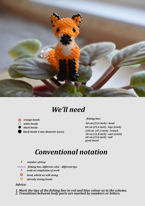 Beaded pattern, how to beading, 3d animal pattern, 3d animal beading - Shop  Mylikestore Other - Pinkoi