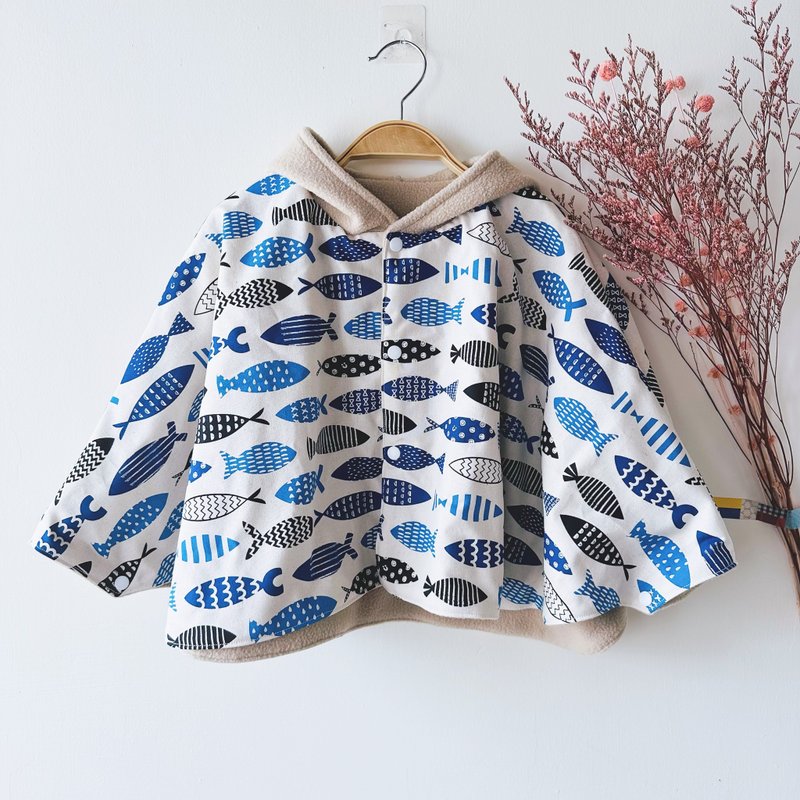 Fish Elf Cloak 0-4 years old - Coats - Cotton & Hemp 