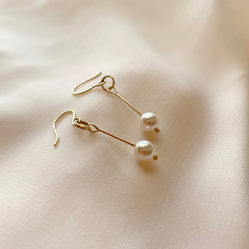 Pure-brass earrings - Earrings & Clip-ons - Copper & Brass Multicolor