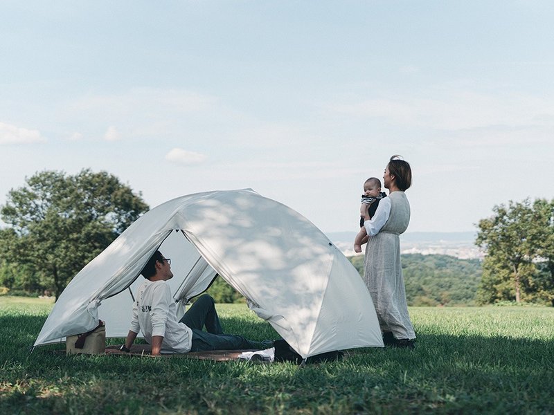 TOYA 2 picnic tent (with storage bag) (SD-180) - Camping Gear & Picnic Sets - Other Materials White