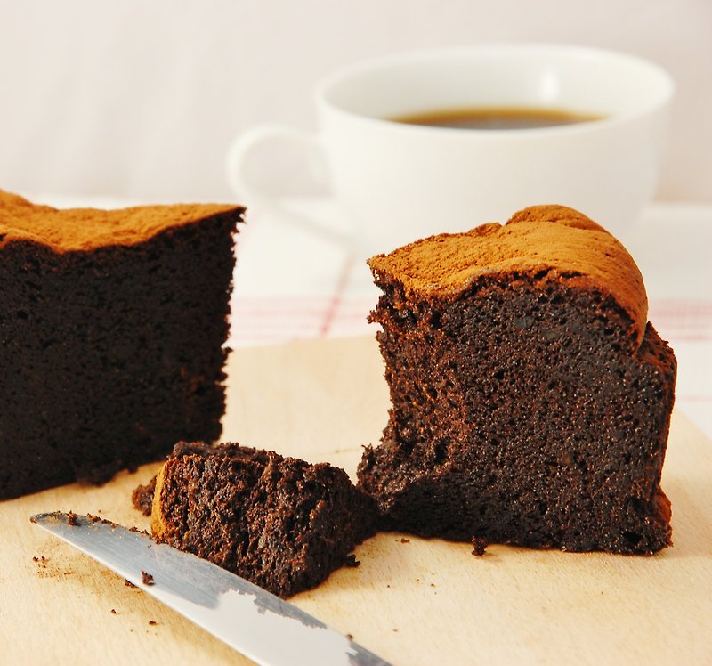 INNS 英石餐館- 5吋巧克力舒芙蕾蛋糕~特級深黑苦甜巧克力 - 鹹批/甜批 - 新鮮食材 咖啡色