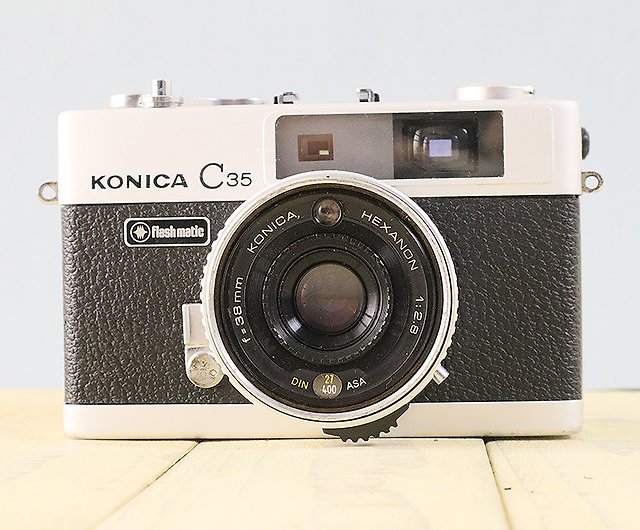 作例あり】フィルムカメラ KONICA C35 Flashmatic - フィルムカメラ