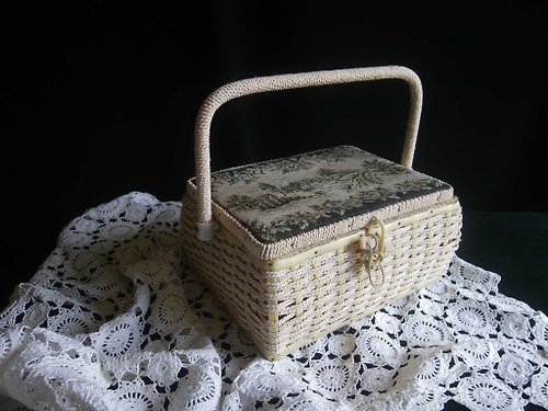 老時光OLD-TIME Vintage & Classic & Deco 【老時光 OLD-TIME】早期日本製裁縫箱