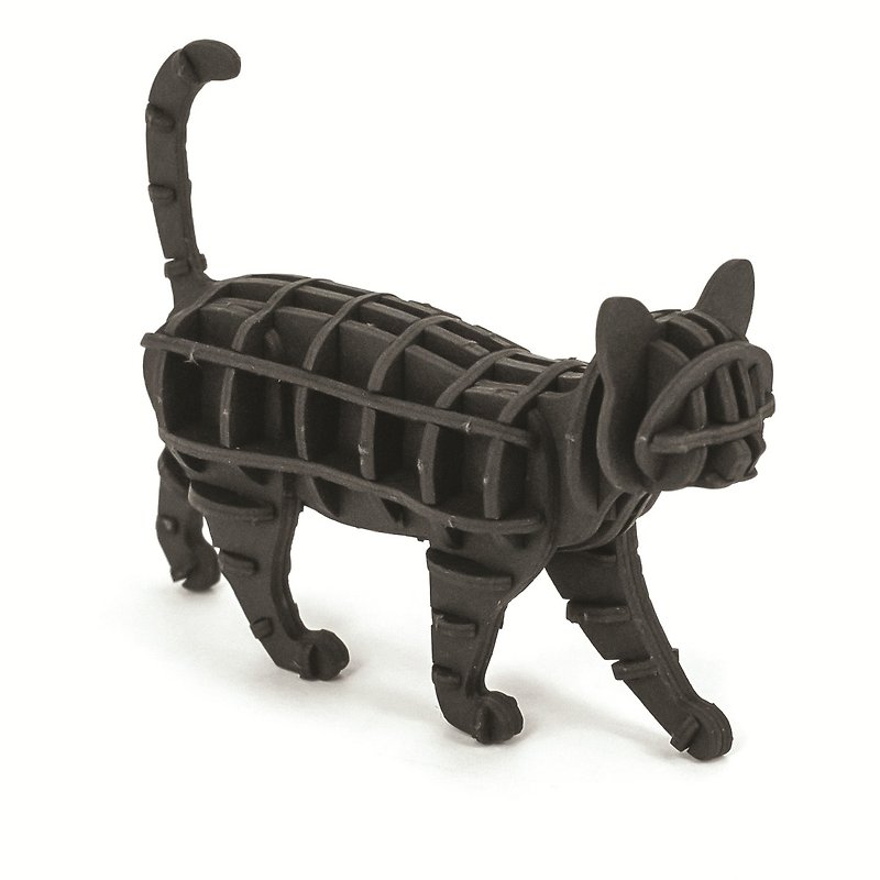 กระดาษ งานไม้/ไม้ไผ่/ตัดกระดาษ - Jigzle® 3D three-dimensional jigsaw puzzle series | paper paced cat puzzle | super healing