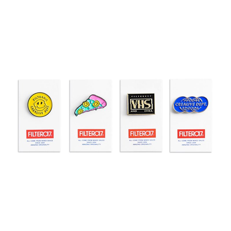Filter017 Friday Night Series Lapel Pin 周末夜系列胸針 - 胸針 - 其他金屬 