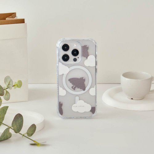 TOYSELECT 來點動物雲朵烏鴉抗黃防摔MagSafe iPhone手機殼