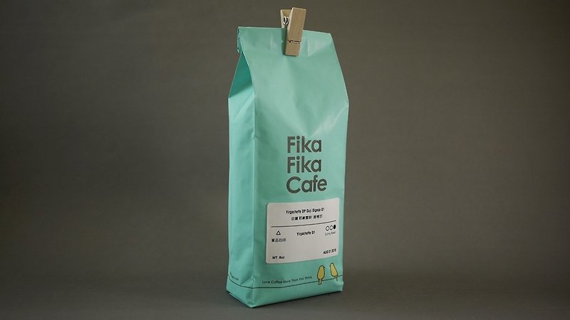 อาหารสด กาแฟ สีกากี - FikaFikaCafe 8oz 日日家家雪啡吉格莎- 阳光浅浅焙