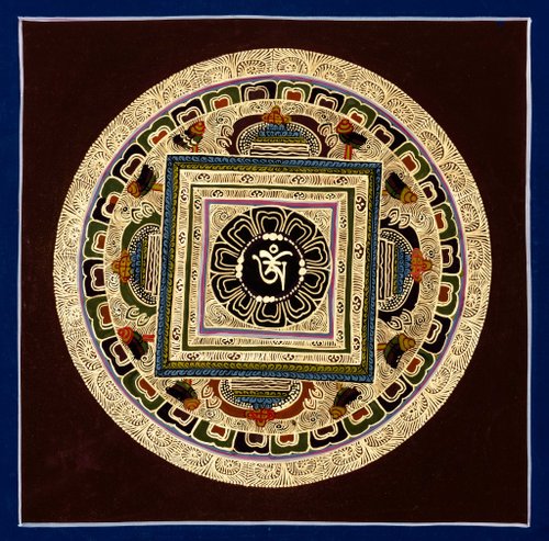 Boudha Stupa Thanka Centre Original Universal handmade thangka Painting from Nepal