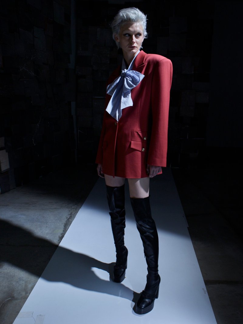 Roar Jacket - Women's Blazers & Trench Coats - Wool Red